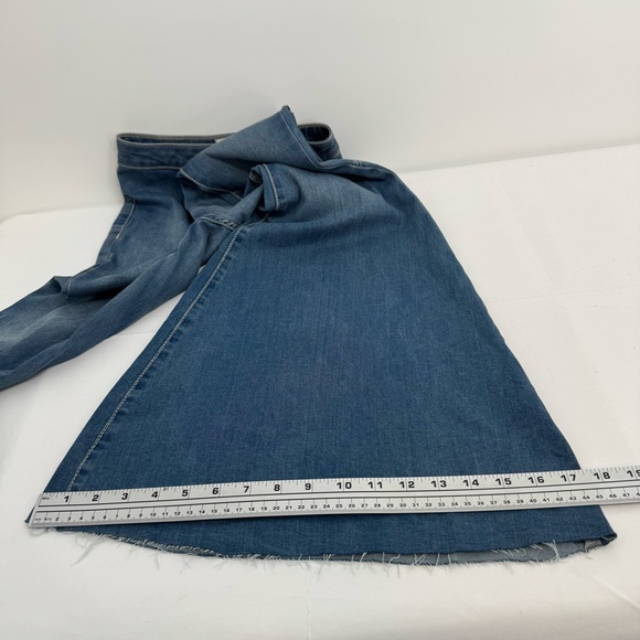 NWT We The Free People Jeans Womens Size  24 Just Float On Flare Raw Hem Hippie - Picture 11 of 12